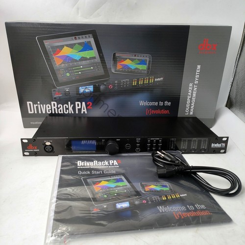 New dbx driverack pa2 complete - dbx,