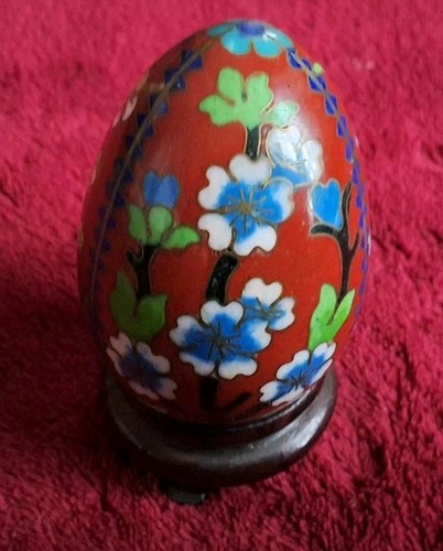 Oeuf laiton cloisonné - oeuf,
