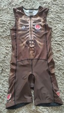 Combinaison de triathlon DOWE Sportswear X-Ray Skeleton, Skull ST. Pauli...