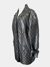 VESTE IMPERMEABLE TRENCH LEOPARD T42 VINTAGE 60 WOMAN JACKET TRENCH COAT sz L