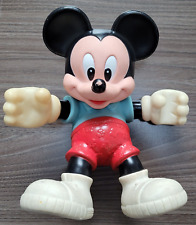 Ancien jouet Walt Disney - Mickey Mouse - Mains , tête, pieds articulée  - 20 cm
