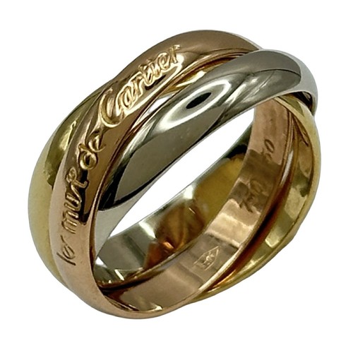 Bague cartier trinity pg - bague, or