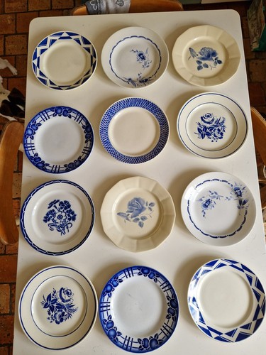 Lot assiettes plates - 12,