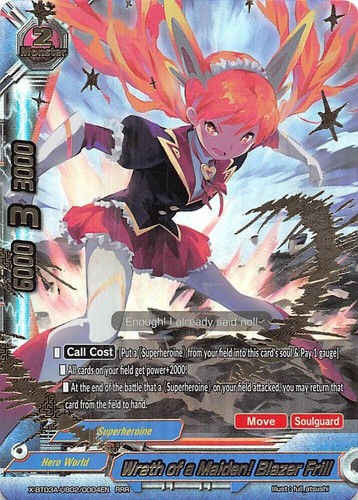 Futur carte buddyfight colère - buddyfight,