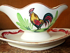 Saucière ancienne en faïence