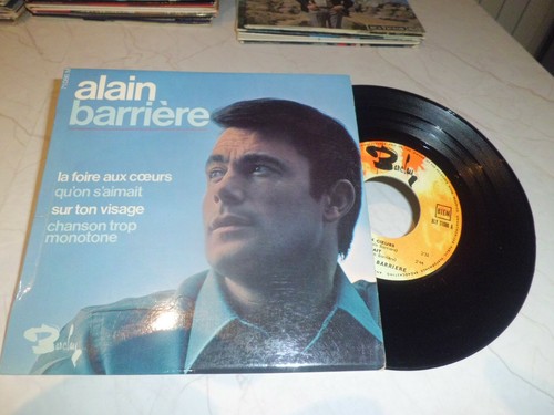 Vinyle 45t alain barriere - 45t,