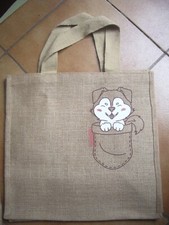 Sac à courses naturel toile