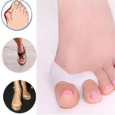 Paire d'Orthèses pr Orteils en Silicone Pieds Oignons Hallux Valgus Orthopédique