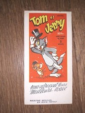 AFFICHETTE PROMO TOM ET JERRY 