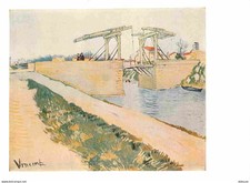 Art - Peinture - Vincent Van Gogh - De ophaalbrug - Le pont-levis - The draw-bri