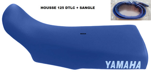 Housse selle bleue avec - housse,