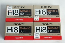 SONY 4 Cassettes vidéo 8mm