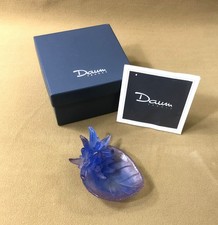 sculpture florale en pâte de verre signée DAUM FRANCE ( cristal baguier fleurs )