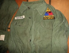 3 veste Jacket Field 2nd Armored Division Hell on Wheel US Army Tank 1960