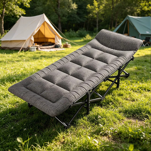 Lit camping pliable chaise - lit,