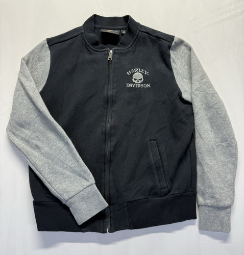 Harley davidson skull full zip - full,