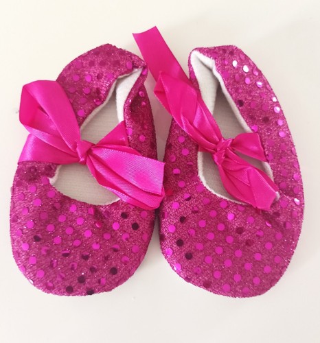 Chaussons bébé fille rose - chaussons, fille,rose