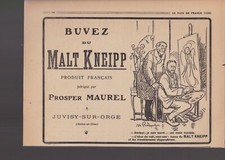 1 publicité  papier café
