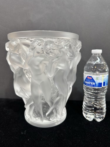 Lalique bacchantes vase - 9.5”,
