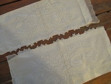 2 bas de manches dentelle