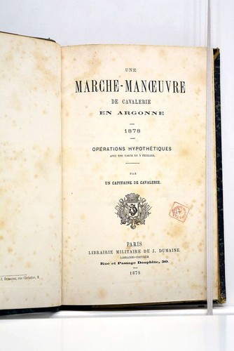 Livre ancien manoeuvre - livre,