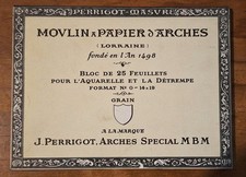 Bloc papier aquarelle  ARCHES