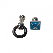 Pierce Hermès Medor XO pour femme en bleu métallisé