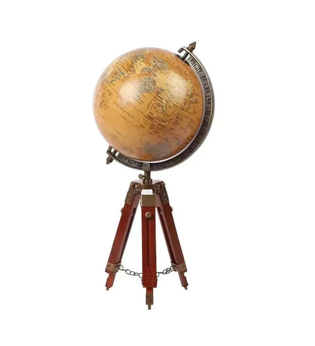 Globe terrestre antique - , sur