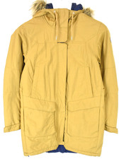 Helly Hansen Veste Femme Petite Matelassée À Capuche Doublée Mi-Longue Camel