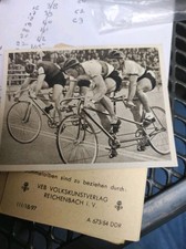 Carte Photo Olympia 1952   jo 1952 athletisme cyclisme Course De Tandem