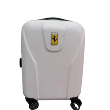 Étui de transport Ferrari blanc 4 roues article non vendu 45 x 35 x 22 cm