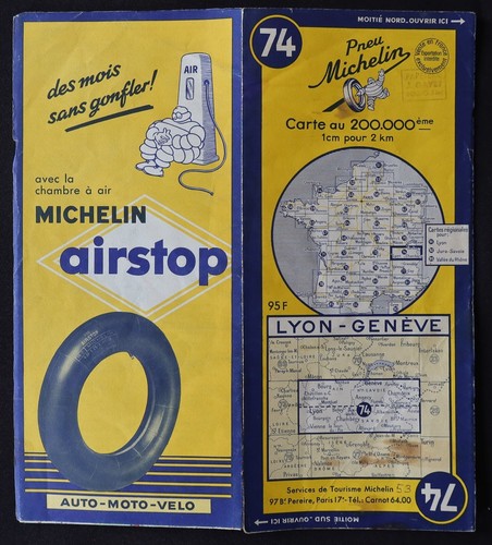 Carte michelin lyon - michelin, geneve