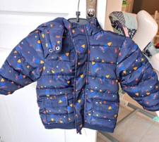 petite doudoune manteau bébé 9 mois marque orchestra couleur bleu nuit