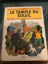 TINTIN temple du soleil relief
