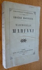 Mademoiselle MARIANI par Arsène Houssaye (1859) Histoire Parisienne