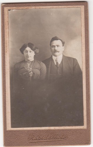 Carte photo cdv couple - carte,