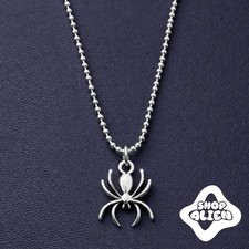 Collier araignée en argent