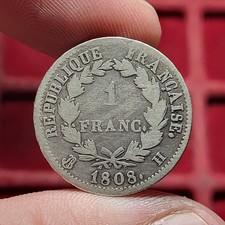#103-5 ~ NAPOLEON Ier - 1 Franc 1808 H
