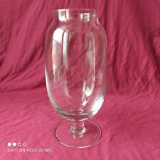 ANCIEN VASE A BULBE JACINTHE EN VERRE SOUFFLE HAUTEUR 22.5CM