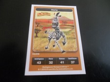 Carte Carrefour Dreamworks n° 53 madagascar marty