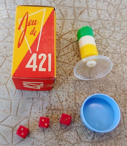 Vintage ancien jeu de 421 - ,