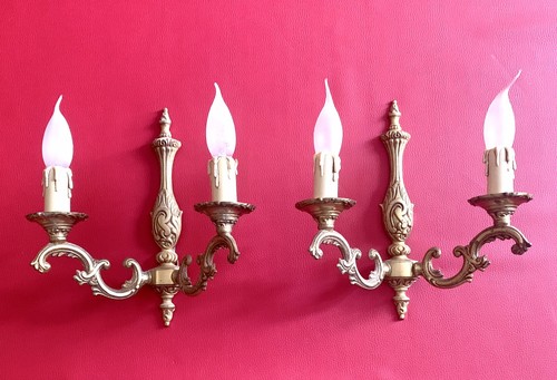 Paire appliques bronze - paire, d’appliques