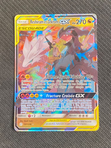 Carte pokémon reshiram - carte,