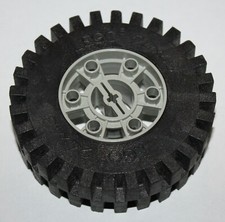 Roue Lego Technic OldGray Wheel 24x43 ref 3739c01 set 952 8849 8859 851 857 853