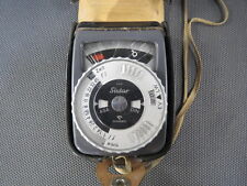 Ancien posemètre GOSSEN SIXTAR étui cuir exposure meter belichtunsmesser
