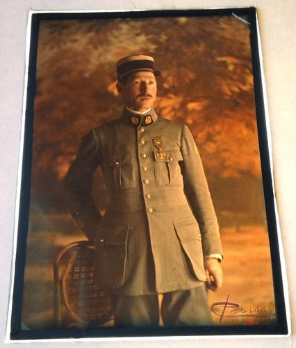 Autochrome militaire soldat - autochrome,