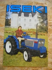 CATALOGUE/BROCHURE TRACTEURS ISEKI - PRODUITS ISEKI - 1987