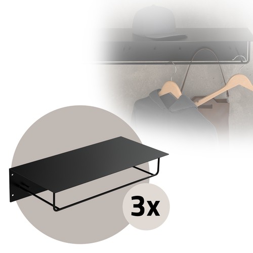 Portemanteau mural avec - 3x,