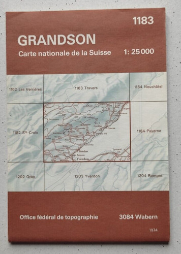 Carte topo 25000 1183 - carte, -1183