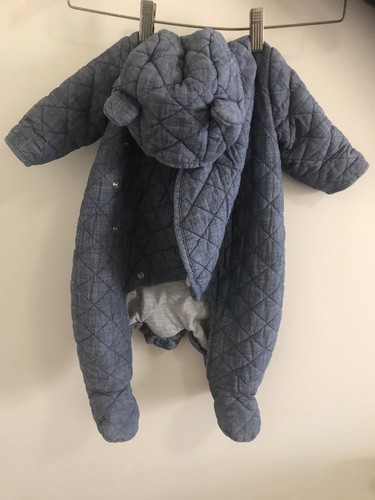 Gap baby blue - quilted, coat